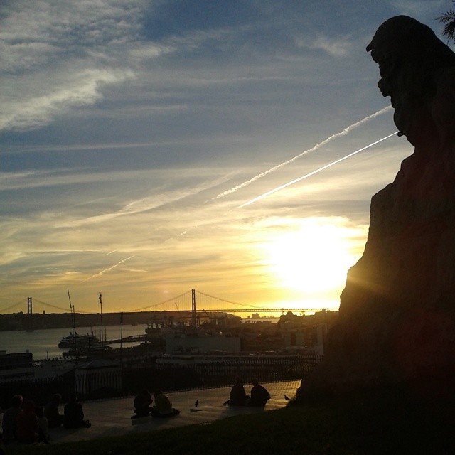 Auringonlasku Lissabon
