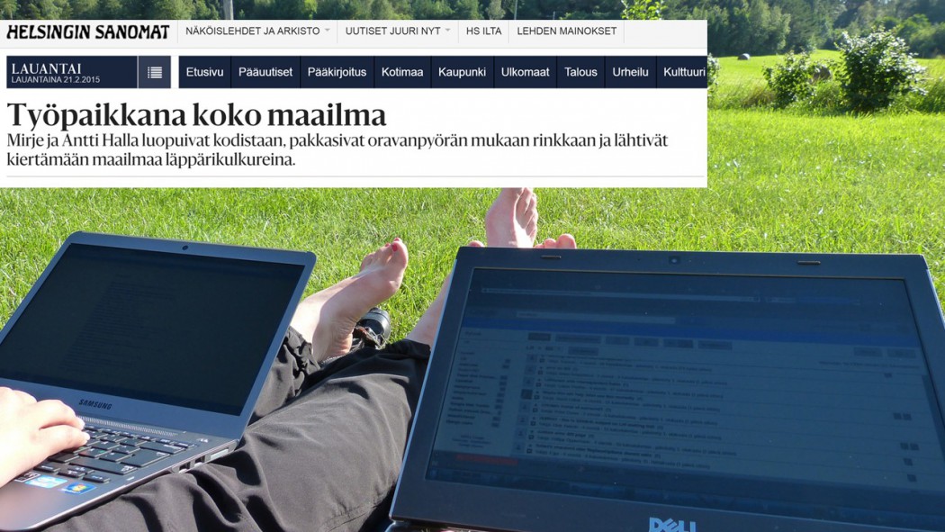 työpaikkana koko maailma