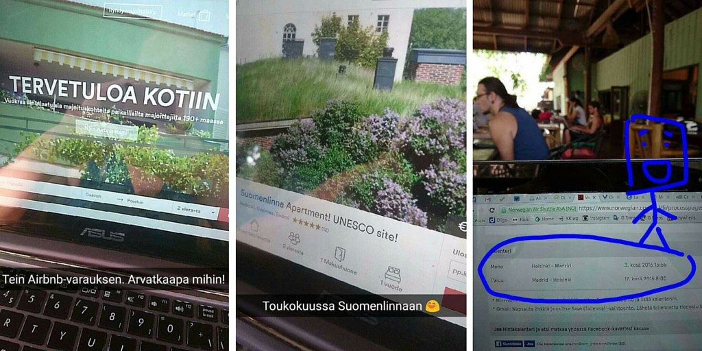 Matkasuunnitelmia alkukesälle